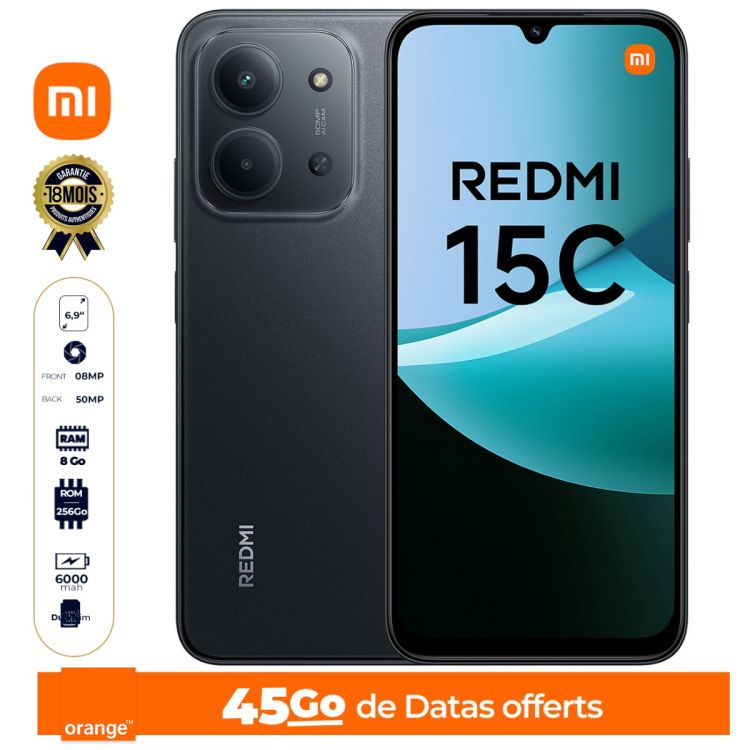Xiaomi – Redmi 15C au prix Cameroun