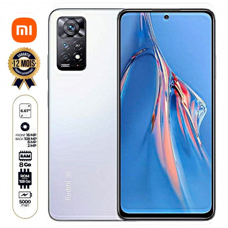 Xiaomi Redmi Note 11E Pro 5G avec 128 Go en vente sur Glotelho 