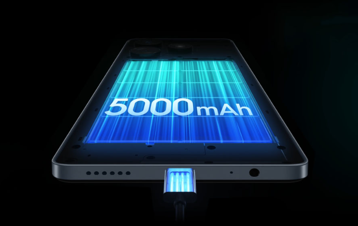 batterie puissante se 5000 mAh du tecno spark 10 pro