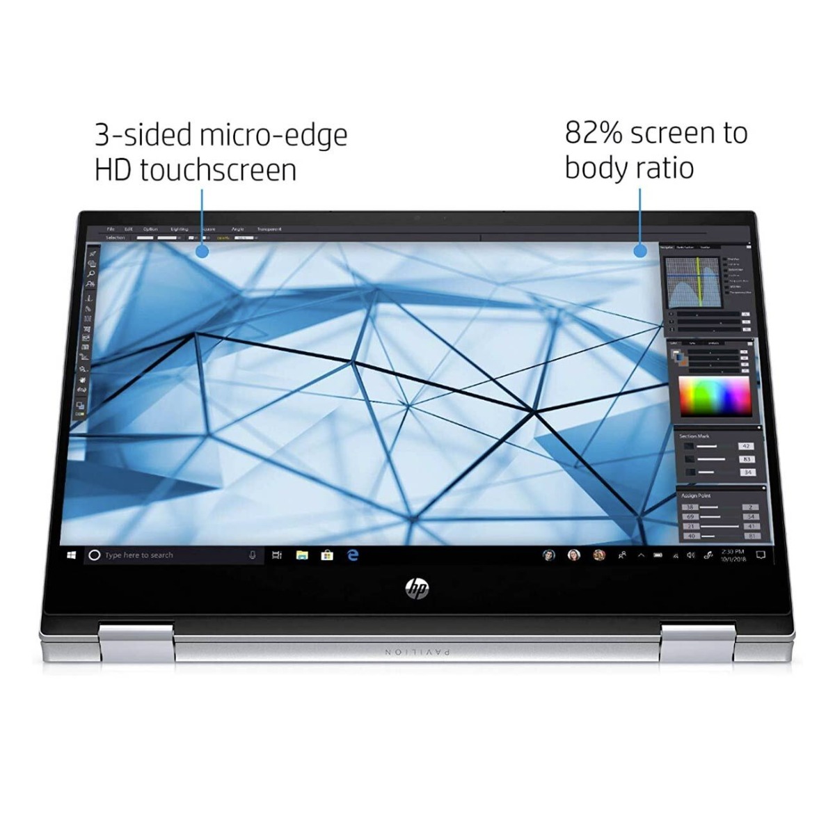 HP Pavilion x360 14M-DW0013DX 2-IN-1 Laptop - 14” Touch, Intel Core i3-1005G1 | Glotelho Cameroun