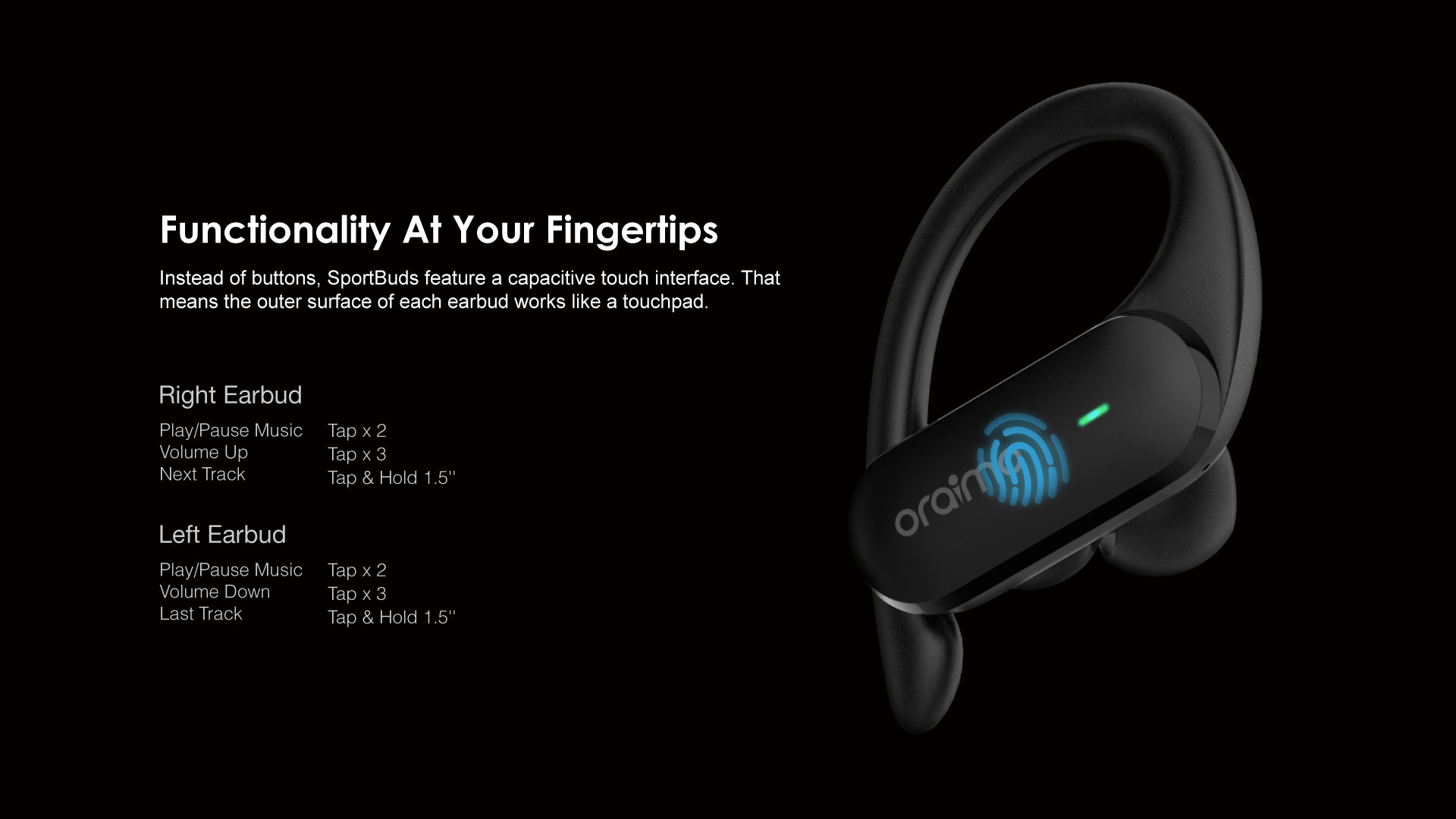 Ecouteurs sans fil Oraimo