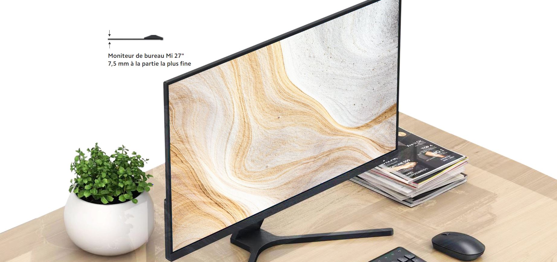 Moniteur de bureau MI 27 pouces