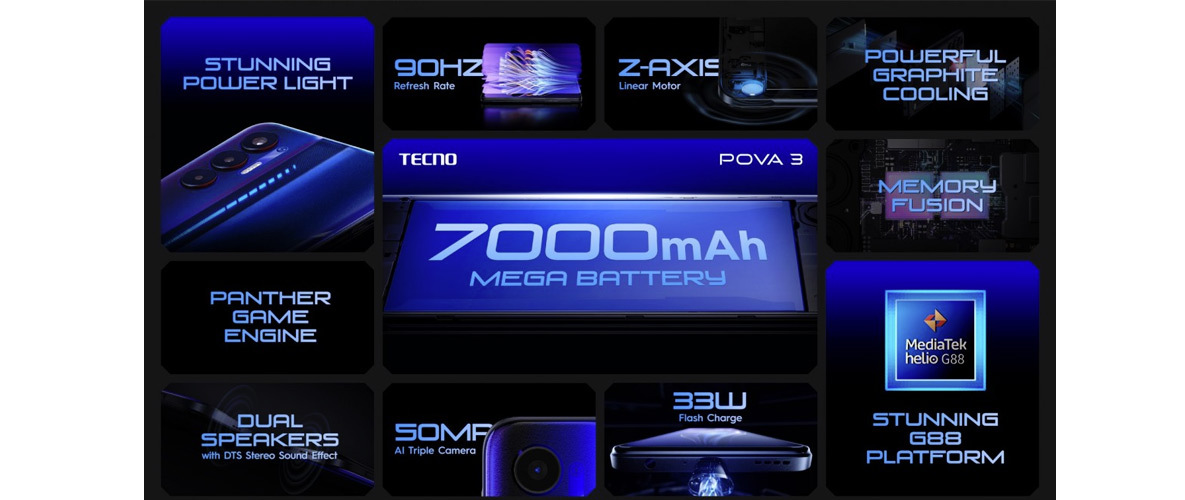 Tecno Pova 3 - 6.9