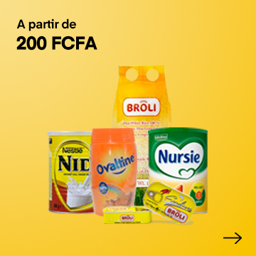 Alimentaire à partir de 200 Glotelho Cameroun